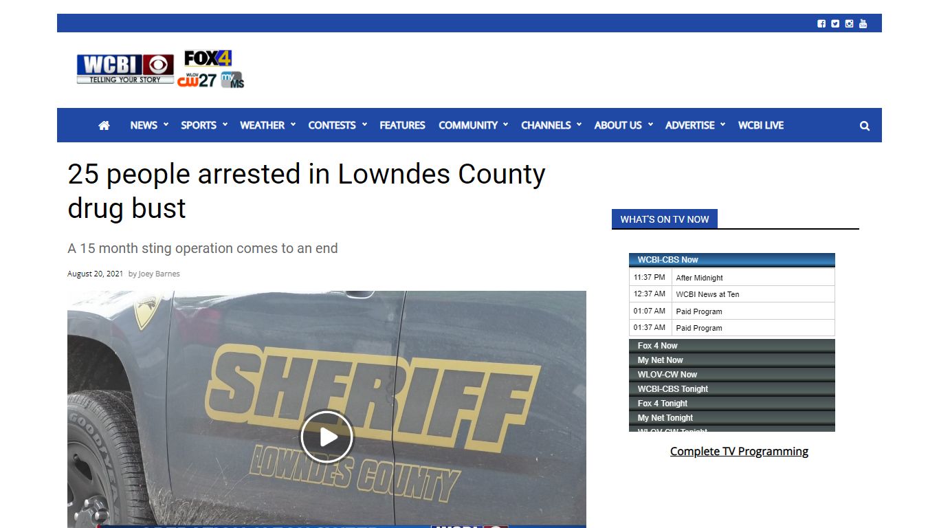 25 people arrested in Lowndes County drug bust - WCBI-TV